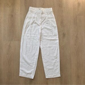 Wilfred white High-Waisted Pants
